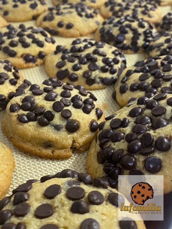 galletas con chipas de chocolate